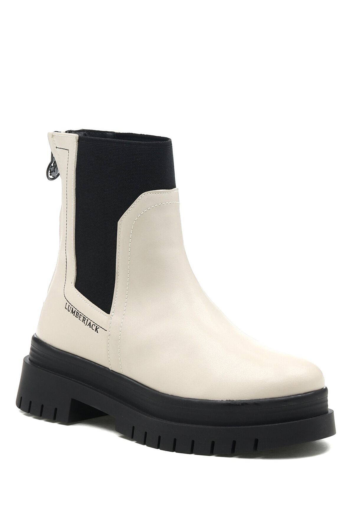 

Женские современные шикарные модные молочно-бежевые женские ботинки челси