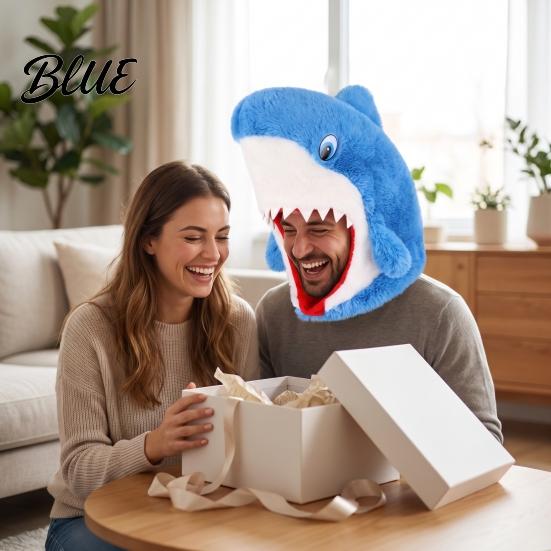 Universal Size Shark Hat for All Ages Mask Adults/Kids, Funny Plush Headgear, Animal Headwear Adults And Children Costume Halloween Theme Parties