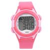 Electronic Watch Children Sports 3ATM Waterproof PU Strap Wrist WatchRose Red