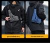 Tide Cool Water-Repellent Men's Crossbody Chest Bag: Fashionable, Large Capacity, Lightweight, and Casual Backpack