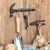 Rustic Wall-Mounted Decor Shelf DIY Plier Shape Key Holder Dual-Purpose Hooks  Craftsmen