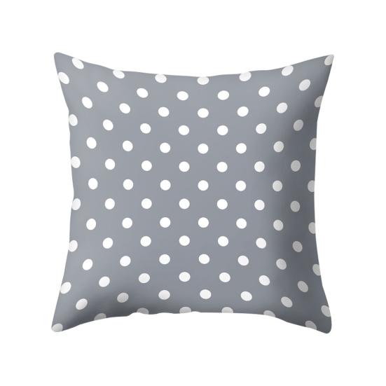 Grå geometrisk firkantet putebeskytter etui Putetrekk Sengetøy Artikler