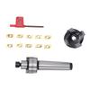 Face End Mill Set 400R 50 22 Cutter MT3 FMB22 Holder Extension 10Pcs Apmt1604 Carbide Inserts High Speed Indexable