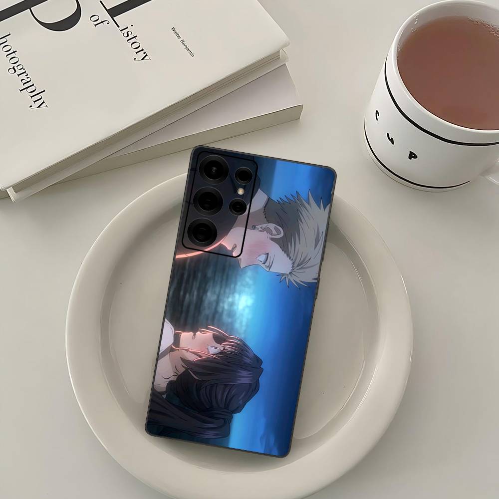 Anime Cute Kaoruko And Rintarou Phone Case For Samsung S 24 fe 25 Ultra plus 20 lite 21 30 22 23 24 22 Ultra 5G Fundas