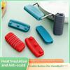 Thick Silicone Anti-Scald Clip Heat-Resistant Cast Iron Pot Handle Insulated Gloves Pot Ear Clip Pad For Kitchen Use