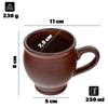 KADAX Stoneware Mug for Mulled Wine 250ml