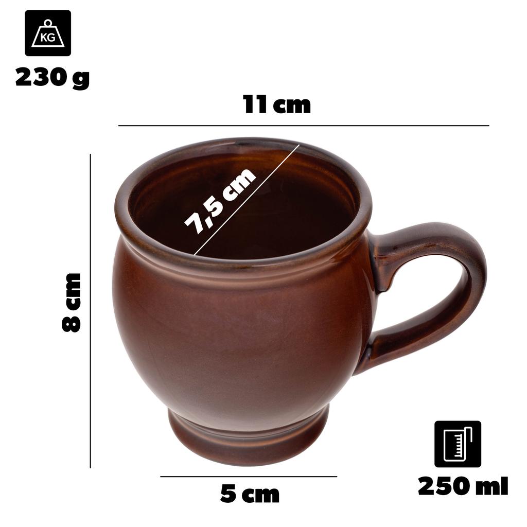 KADAX Stoneware Mug for Mulled Wine 250ml