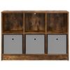 Sideboard Smoked Oak 88.5 x 27.5 x 63.5 cm