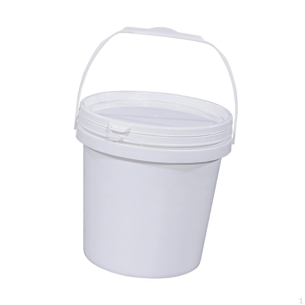 Paint Can Food Storage Container 5L Multipurpose Easy to Clean Bucket with Lid and Handle for