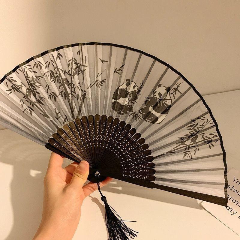 Ancient Style Bamboo Folding Fan: Classical Chinese Dancing and Photography Prop