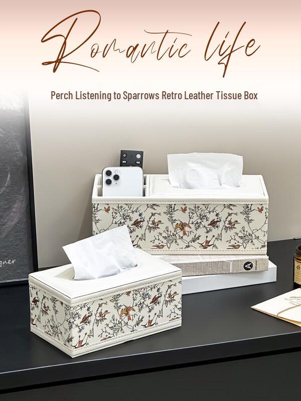 LIEI Jinkaibai Tabletop Tissue Box Organizer
