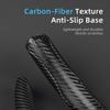 Suitable for Citroen Carbon Fiber Texture Steering Wheel Cover with Segmented Quick-Release Design, Durable Black Accessories for Models Such as C3, C