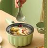 2.0L Electric Cooking Multifunctional 600W Portable Long Handle Hot Pot Noodle Cooker for Dormitory Travel Home