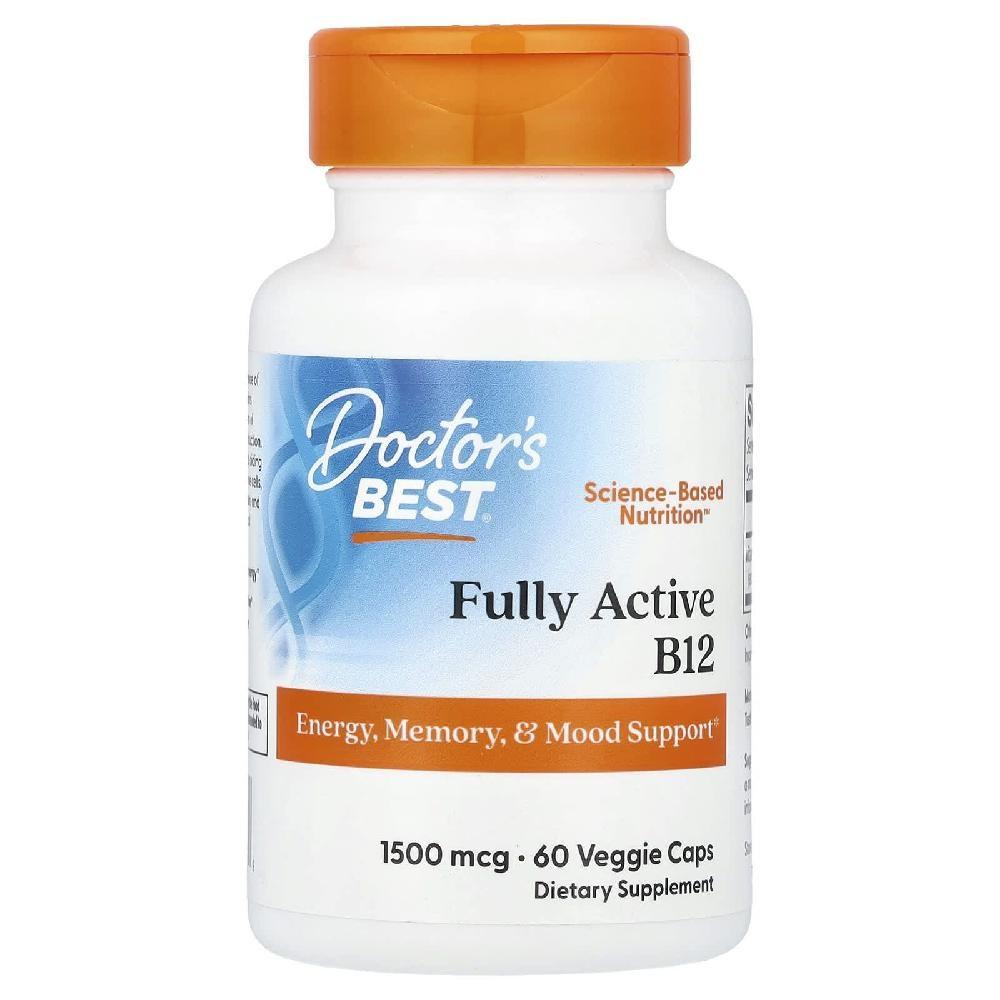 Best Doctor's Fully Active B12 1 500mcg Veg Capsules 60 Tablets 1 pcs