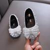 Autumn new style ladylike baby girl children's princess rhinestone single shoes leather shoes dance performance shoes