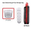 1/2/3/5pcs Portable Camping Seasoning Kit Mulistyles PET/Stainless Steel Travel Salt Pepper Container Bag 4