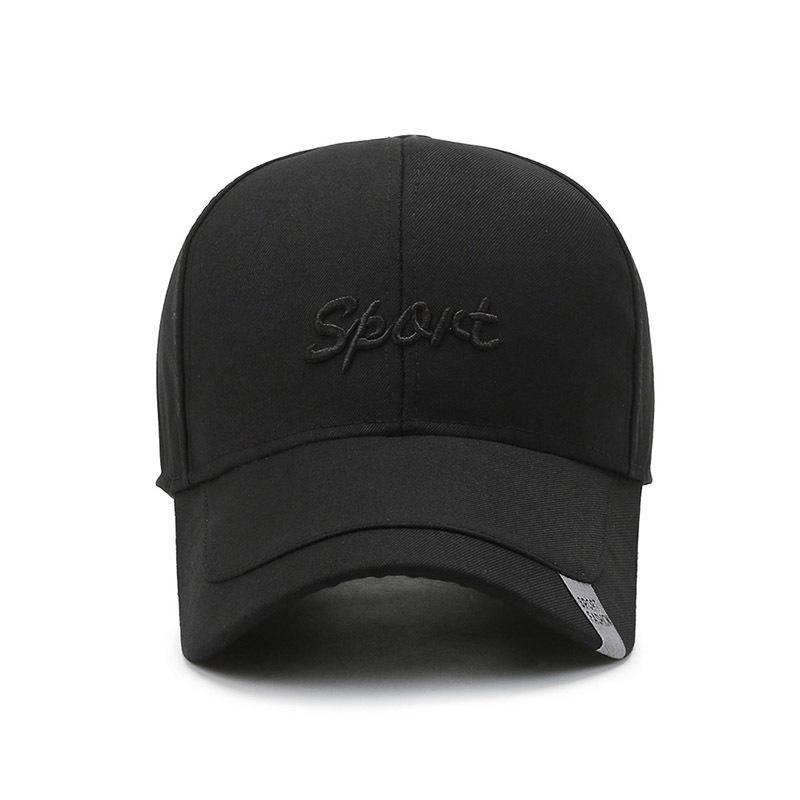 Hat Men's Middle-aged Cotton Baseball Cap Versatile Embroidered Sun Hat Spring and Autumn Dome Bent Cap