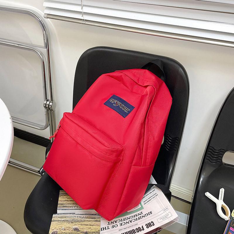 Spacious Nylon Backpack For Students With Waterproof And Wear-resistant Fabric