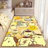 Cute Yellow Cartoon Dogs Pattern suitable as a non-slip mat for the living room or bedroom sofa