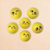 12Pcs Novelty Practice Golf Balls Funny Yellow Practice Golf Balls Lovely Emotion Face Golf Balls Golf Accessories