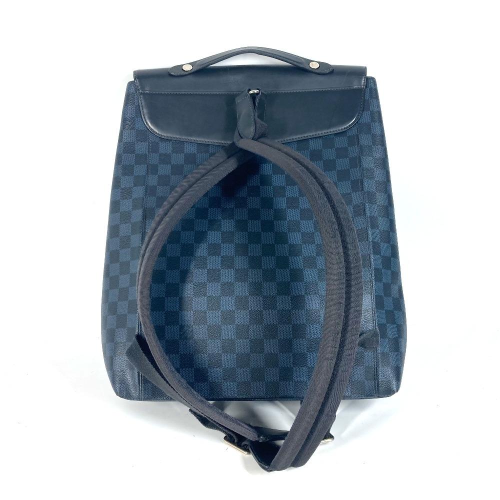 Louis Vuitton N41586 Damier Cobalt Newport Bag Backpack Flap Backpack