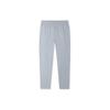Anta Training Series Solid Color Logo Mid Waist Straight Leg Cuffed Sports Pants Women pants Gray Heather-Gray 962357301-2