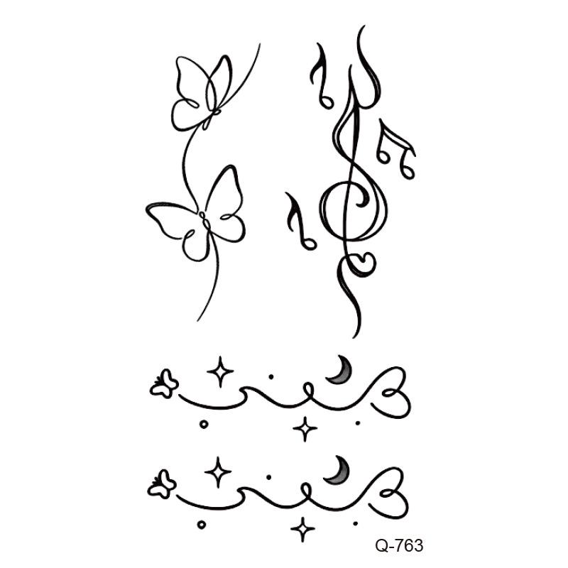 Waterproof Harajuku Korean Tattoo Decal Stickers