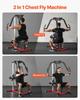 Chest Fly Machine Adjustable Fly Reverse Delt Machine Upper Body Workout