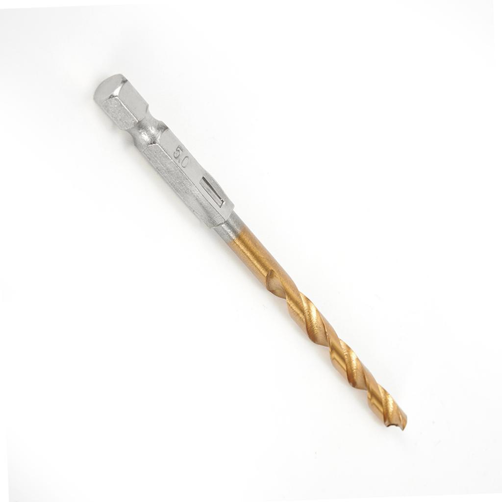 13pcs HSS High Speed Steel Drill Bit Set with Hex Shank 1 5 6 5mm for Metal Wood Plastic Drilling and Long Lasting