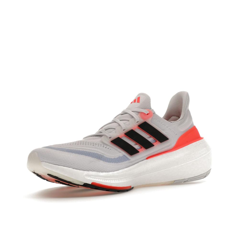 adidas UltraBoost Light White Solar Red Unisex Sneakers Cloud-White Core-Black HQ6351