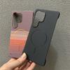 Frameless Kevlar Carbon Fiber PC For Magsafe Magnetic Case For Samsung S26 S25 S24 S23 Ultra Plus Wireless Charge Phone Cover