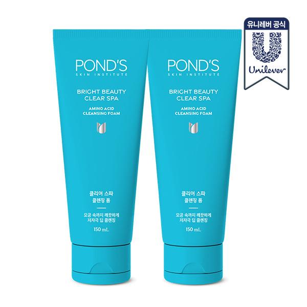 

POND S Amino Acid Cleansing Foam Clear Spa 150ml x 2