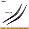 Carbon Fiber Car Headlight Eyebrows For BMW 2 Series Coupe Covertible F22 F23 F87 M2 2014 -  Fiber Glass Front Lamp Eyelids