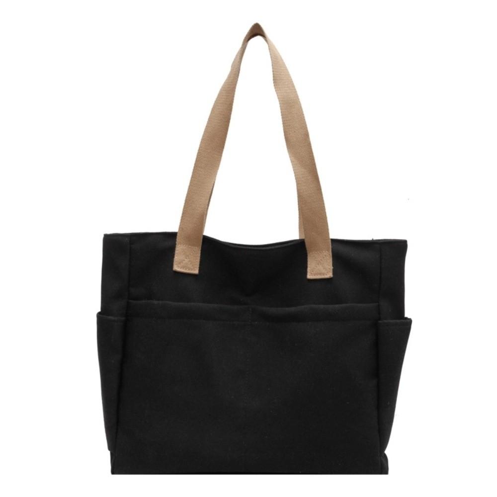 

Canvas Shoulder Bag Japanese Casual Sport Street Bag Underarm Bag Fashion Cross Body Bag Portable чёрный