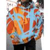 Sudadera con Capucha y Estampado Gráfico para Hombre, Manga Larga, con Capucha