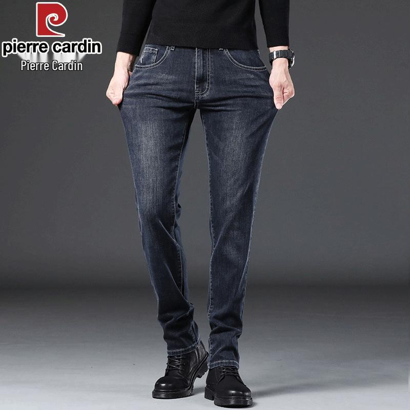 Pierre Cardin Men's Straight-Leg Stretch Denim Jeans