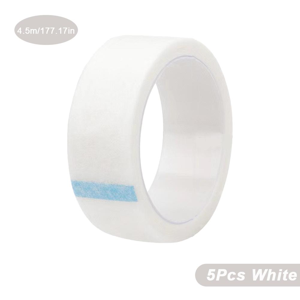 

5/10 рулонов ленты для ресниц для наращивания ресниц, дышащая нетканая лента, подушечки под глаза, клейкие наклейки для глаз, инструменты для макияжа, патчи для глаз 5Pcs белый