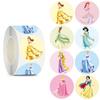 500 шт. Принцеса Каваї Наліпки для DIY Аніме Печатка Наліпка Декоративні Мультяшні Наліпки для Дитячої Вечірки Цукерки Наліпки Рулони Наліпки для Упаковки Подарунків