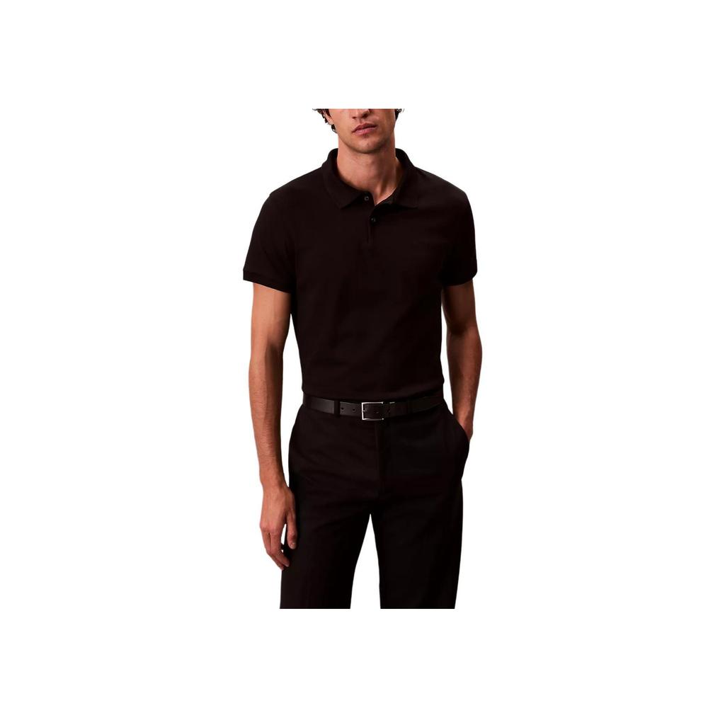 Calvin Klein Comfortable Versatile Fashion Liquid Touch Short Sleeve Polo Shirt Men Tops 4LC251G-UB1