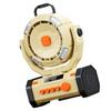Multifunctional Camping Fan 4 Speeds Portable Silent Rechargeable Timing Angle Adjustable Fan for