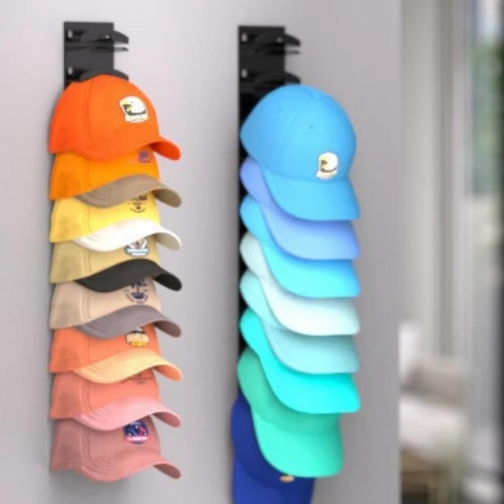 Hat Storage Rack Portable Headgear Organizer Racks Home Entrance Deposit Shelf Living Room Multilayer Wall Mount Hats Shelves