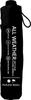 Nakatani Natural Basic Sammenleggbar UV Svart Manuell Svart Vindtett Paraply, Allvær, [944-002], Åpning, Spiler 55cm, Belagt,