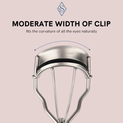 Piega Ciglia Clip per Arricciare Ciglia Finte Cosmetico per Bellezza Strumento per Trucco Accessori in Metallo Strumenti
