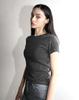 Maegolenseoul Pigment Washed Tri-Eclipse Patch T-Shirt Charcoal