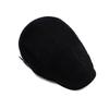 Spring Summer Men's British Vintage Newsboy Cap Embroidery Cotton Peaked Cap Beret