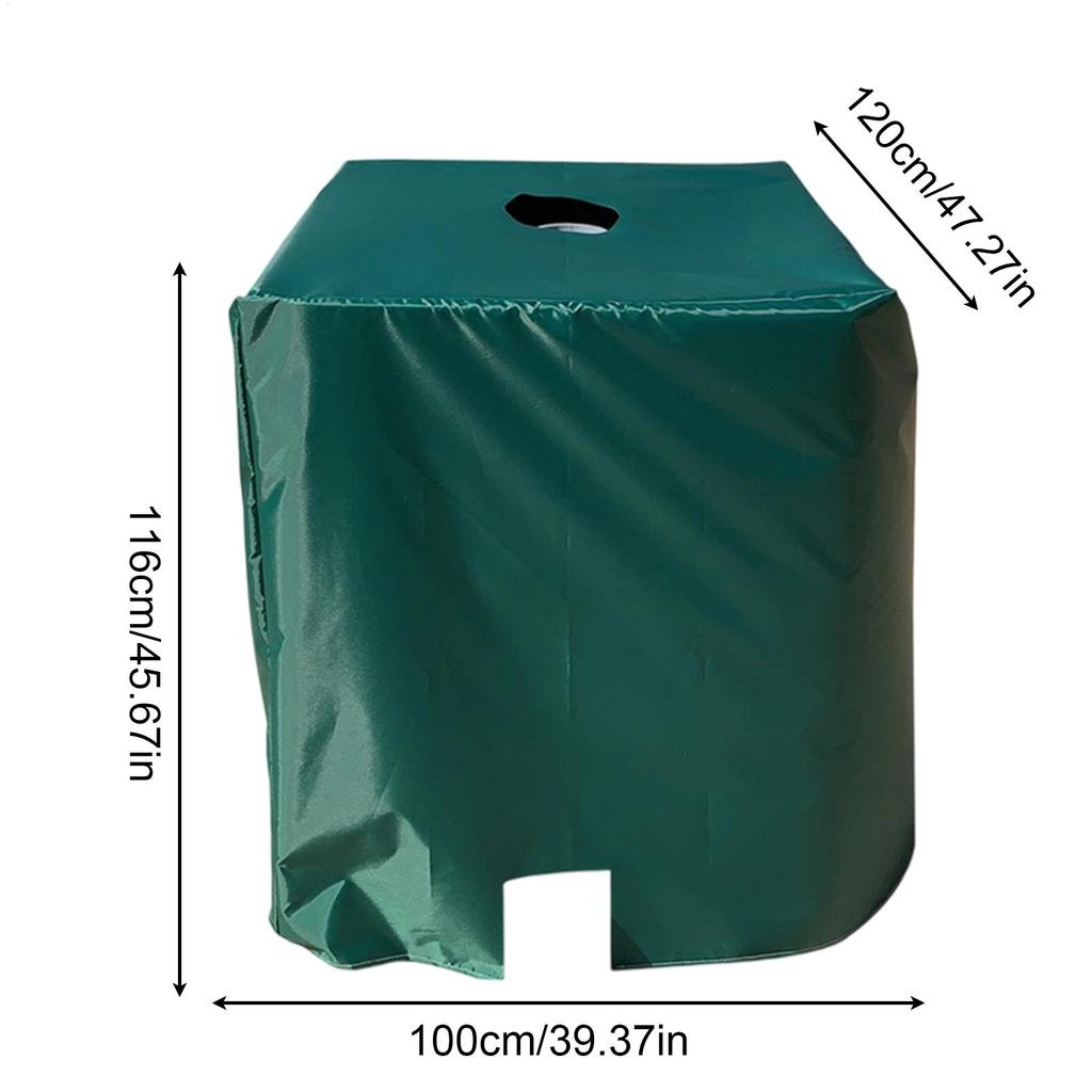 Capac Rezervor Apă Anti-praf Rezistent la Decolorare Geantă de Transport Parasolar Termic Pliabil Reutilizabil Protecție Depozitare Pentru Vânt Curte Grădină Fântână