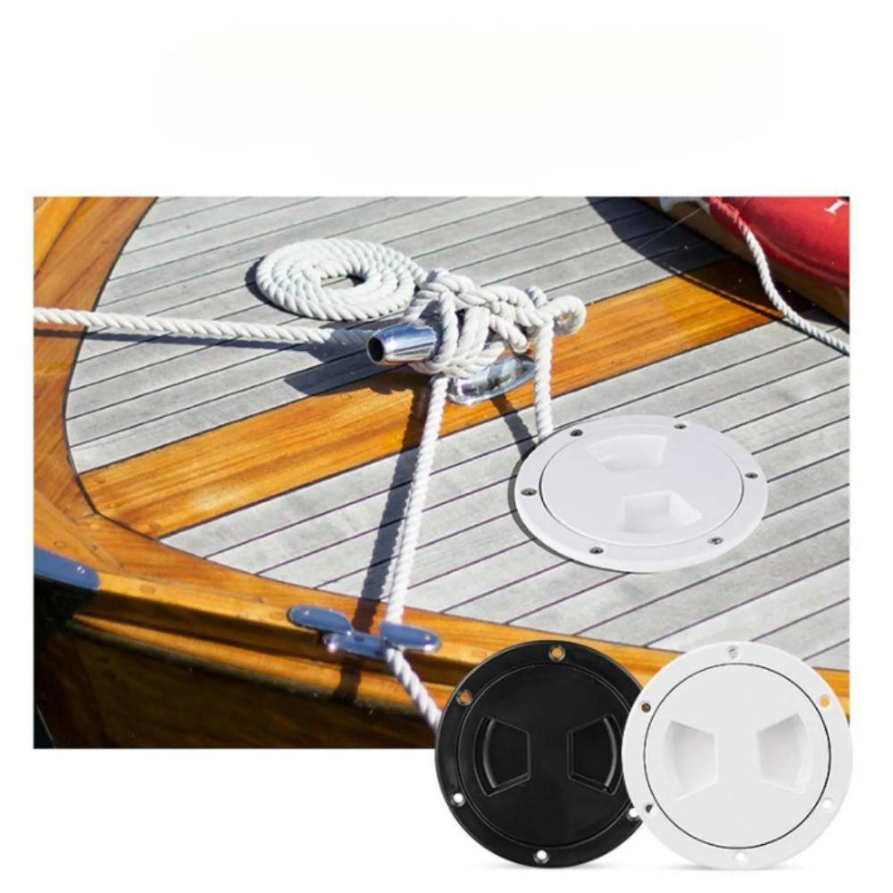 Plastic Hatch Cover Round Boat Screw Out Plate Deck Cover Lid Inspection Plate  Marine Boat