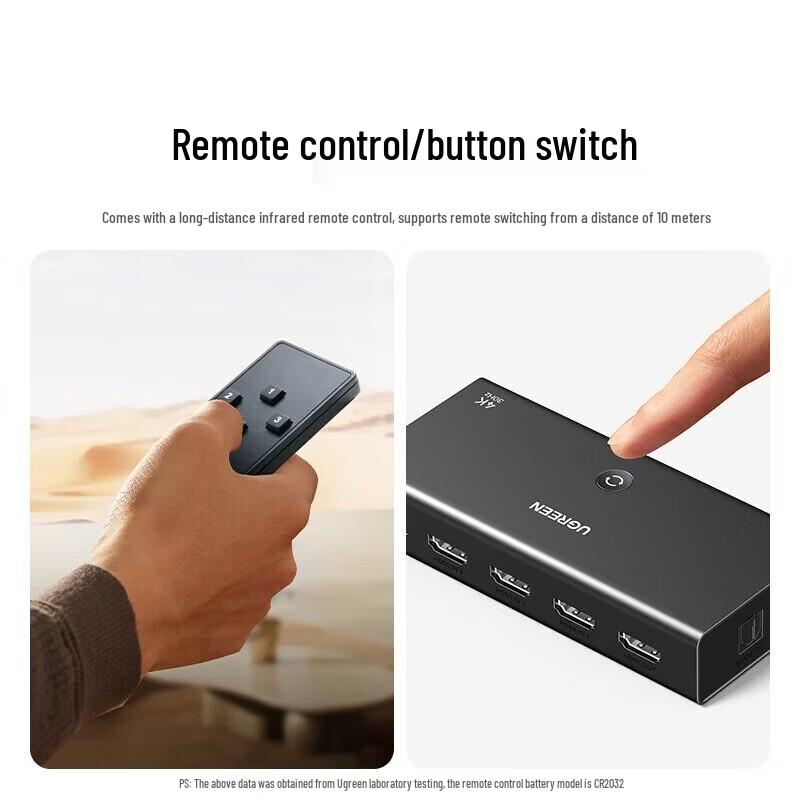 UGREEN 4K HDMI Switch 3 In 1 Out