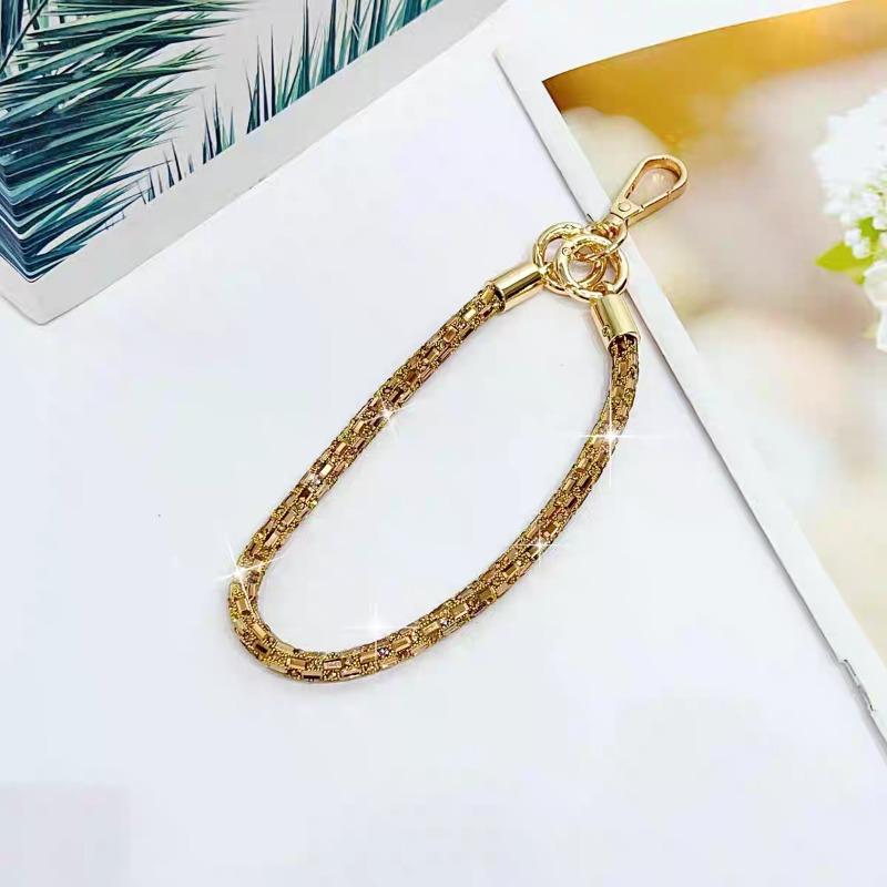 Mobile Phone Lanyard, Short Crystal Wrist Chain, Luxury Fashion Women's Lanyard, Camera Chain, Handbag, And Strong Case