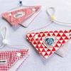 Pet Bandana Triangle Plaid Decor Adjustable Snap Button Bib For Cats & Dogs Daily Party Costume Accessory